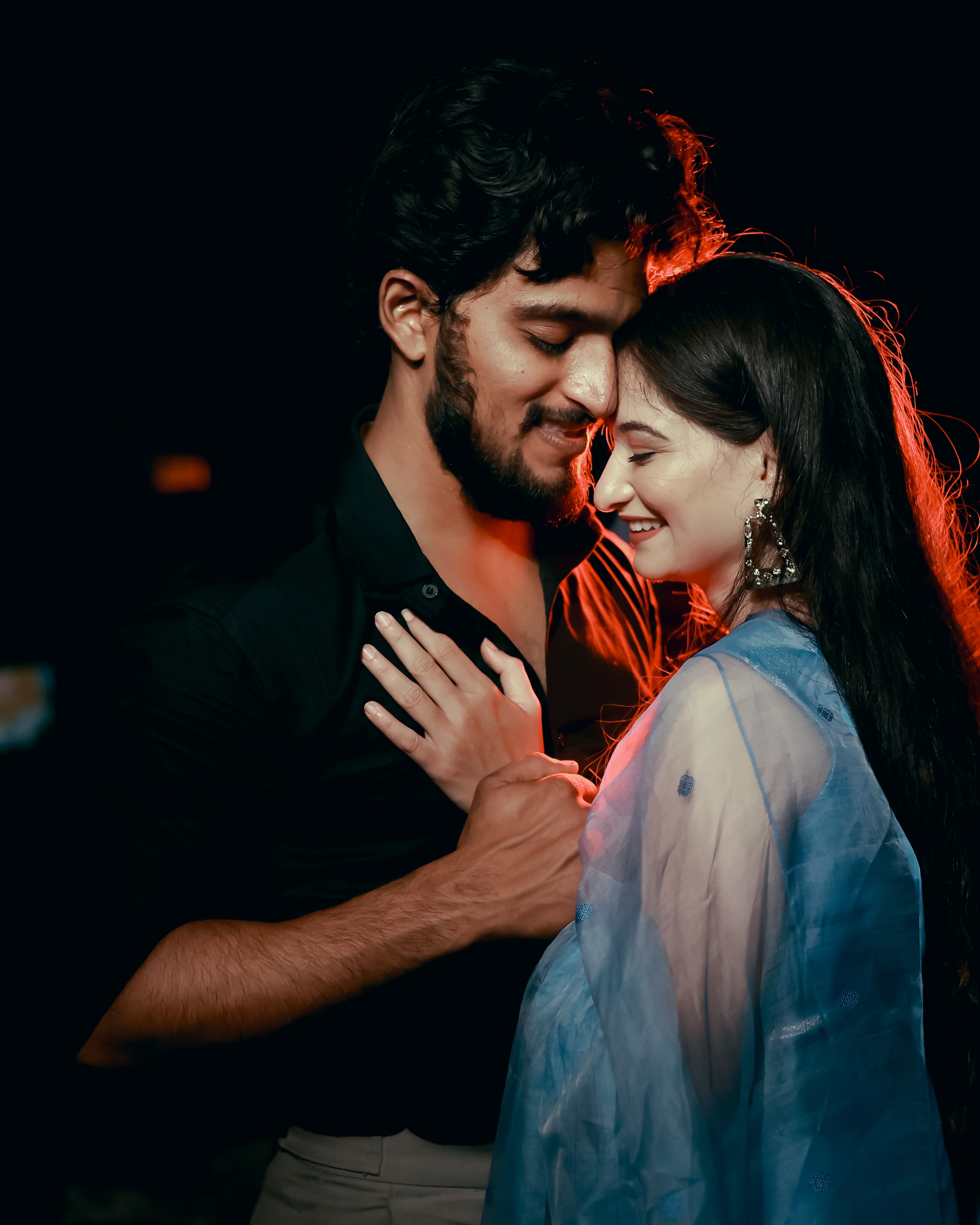 Cinematic Saree Portrait